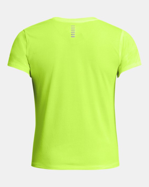 Damska koszulka z krótkimi rękawami UA Launch, Yellow, pdpMainDesktop image number 4